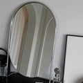 Oval mirror for makeup and hairdressing styling