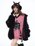 Harajuku-inspired gothic sweater for autumn and winter