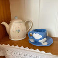 Blue Cloud Ceramic Mug for Gifts and Aesthetic Decor