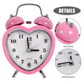 Aesthetic pastel room decor heart alarm clock