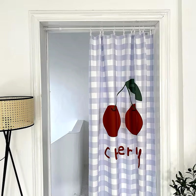 Decorative one-piece curtain with cartoon design