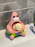 Anime-inspired Patrick Star pen holder for desk decoration