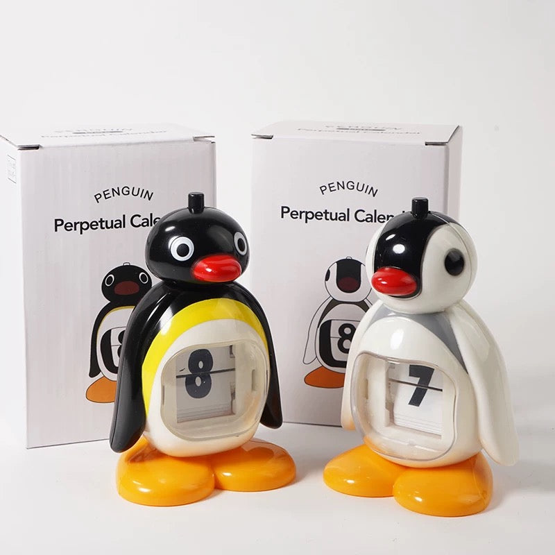 Durable Penguin Desk Calendar – Functional Perpetual Design