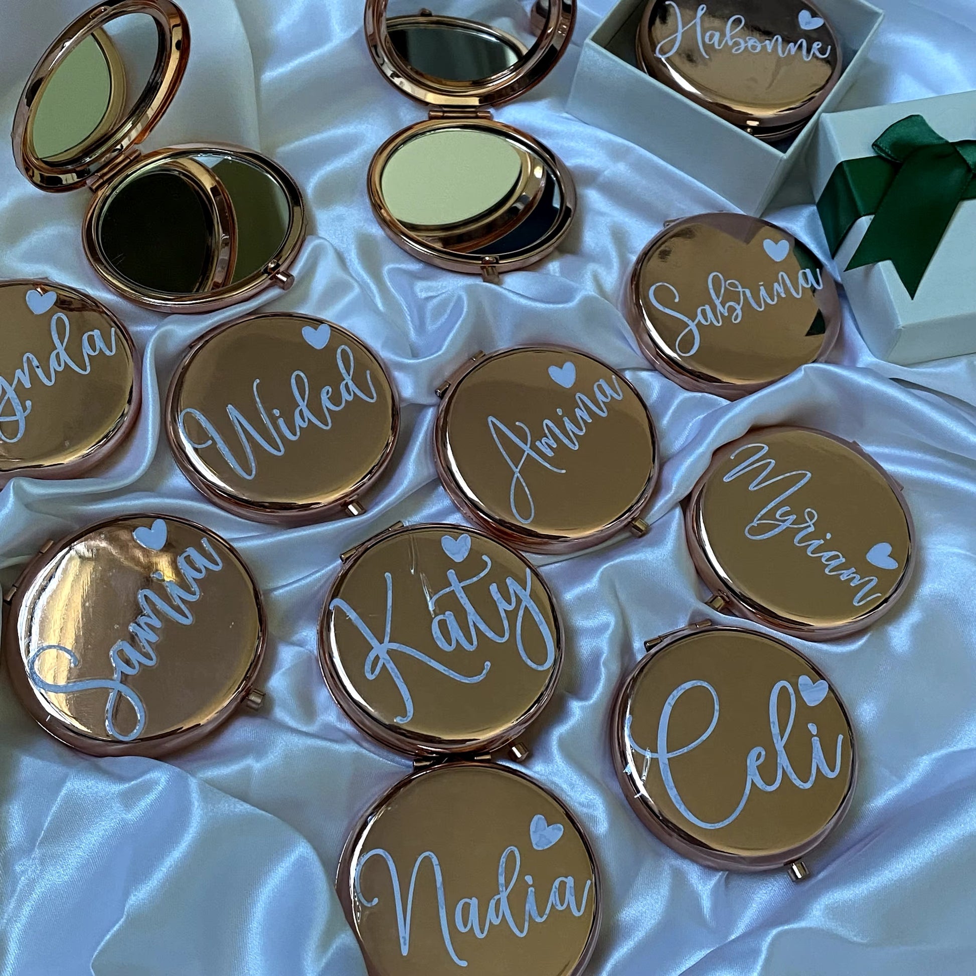 personalized gifts mirror for bridal shower