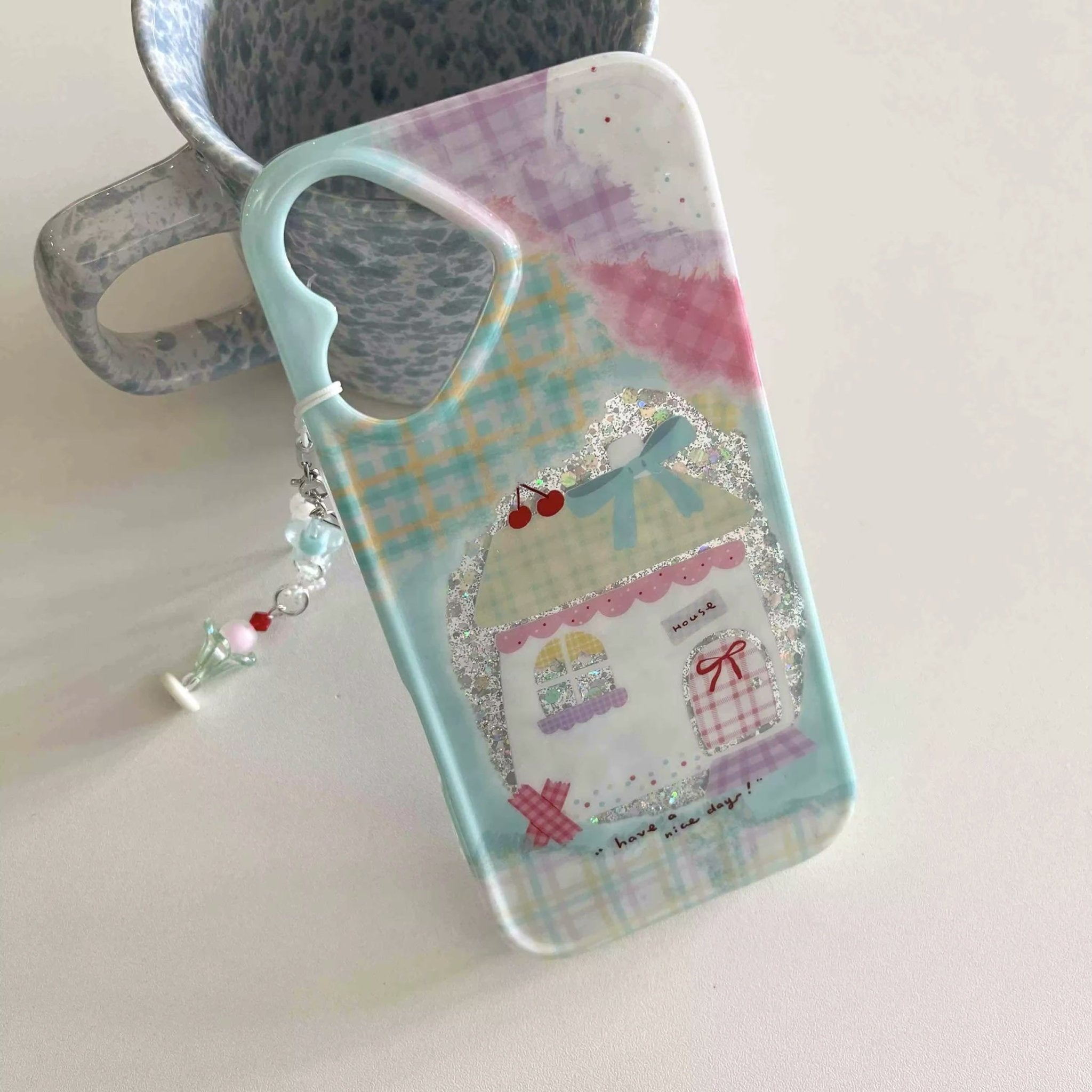 Close-up of the pendant emphasizing its cute and detailed design