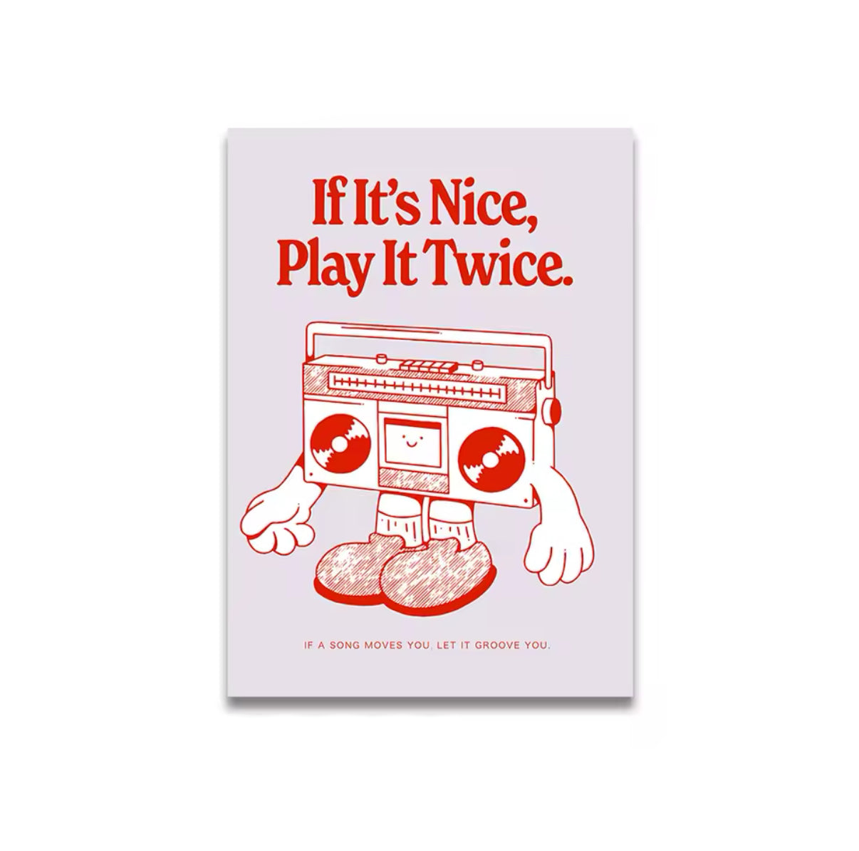 Vintage cartoon home decor piece in soft pink colors