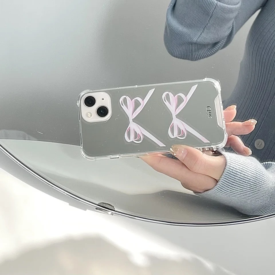 Pink Bow Coquette Phone Case – Cute Gift for Her