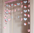 Hello Kitty and My Melody door curtains for bedroom decor