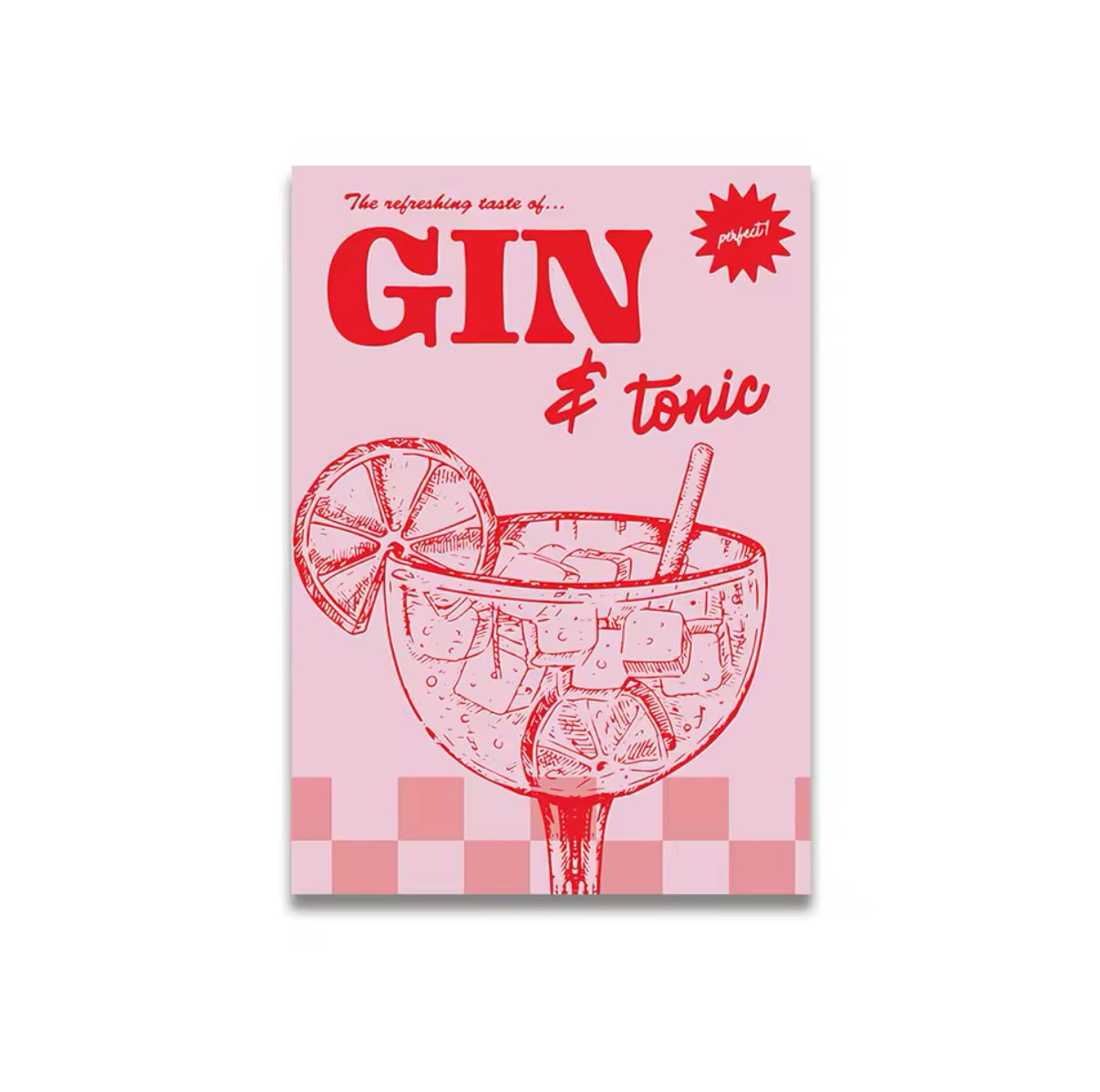 Abstract pink cartoon poster adding charm to any space.