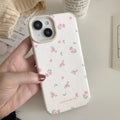 Pink Coquette Floral iPhone Case for iPhone 15