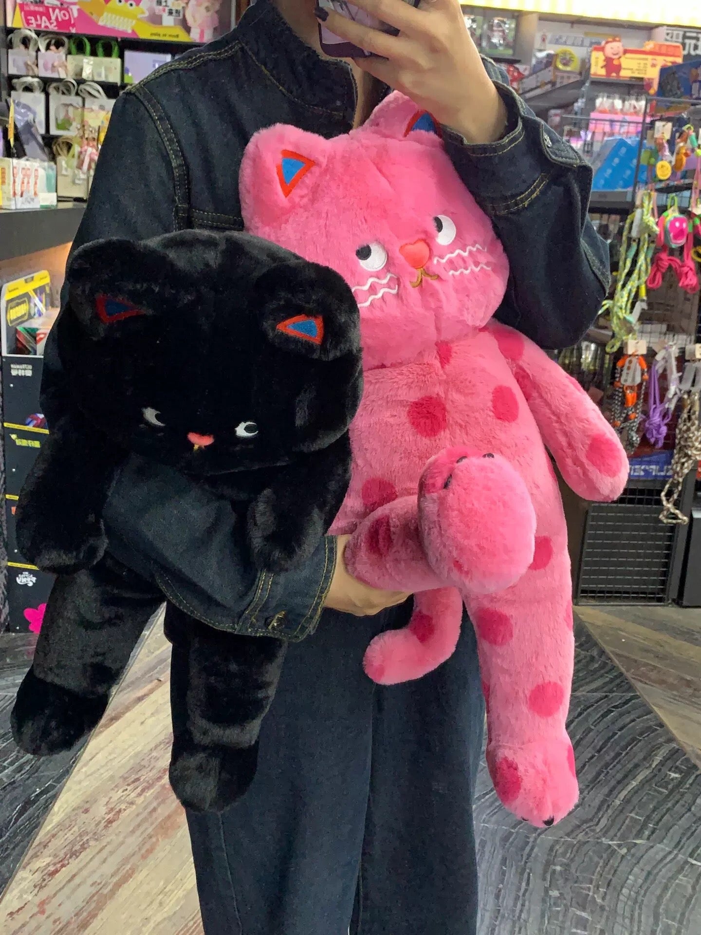 Pink plush toy for sister's bedroom decor and comfort