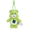 Colorful plush rainbow bear keychain for kids and teens