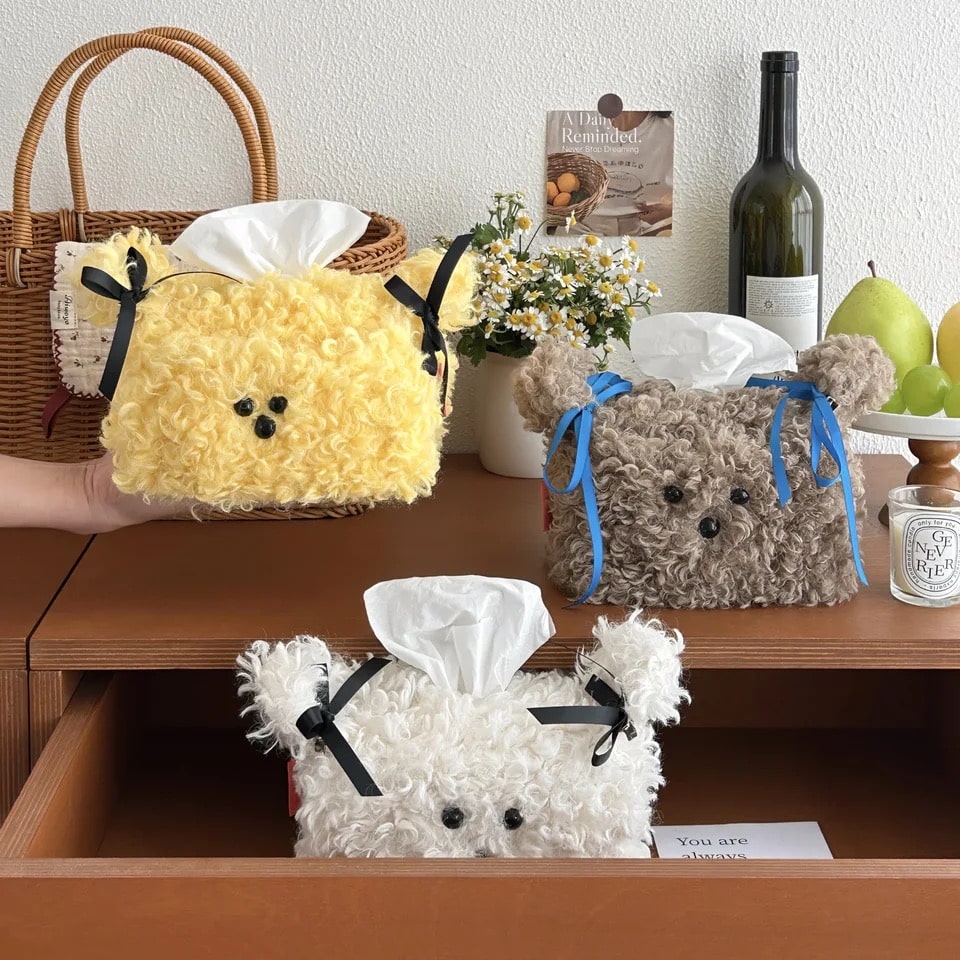 Cartoon Dog Tissue Holder for home decor