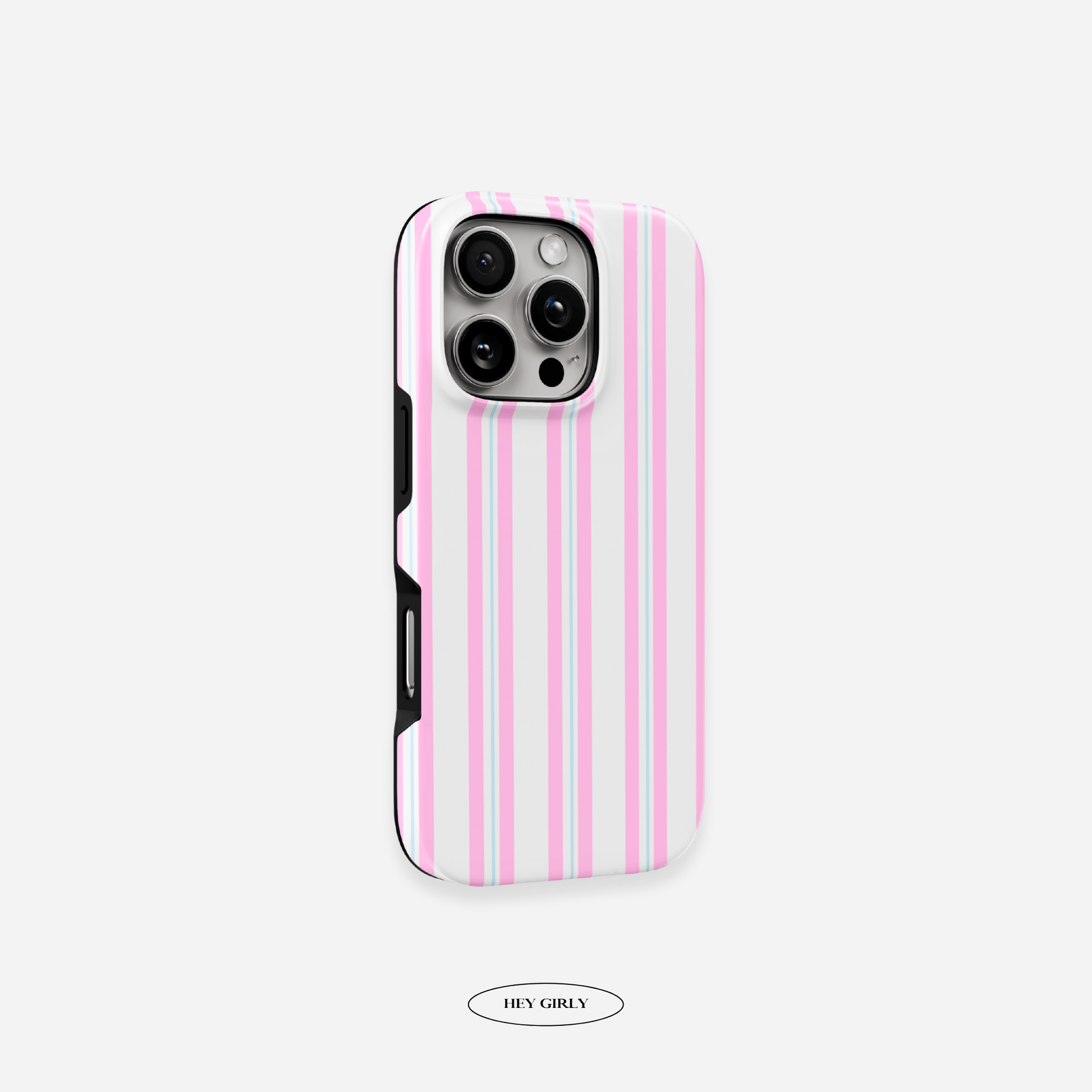 Pink & Blue Striped iPhone Case Pink & Blue Striped iPhone Case