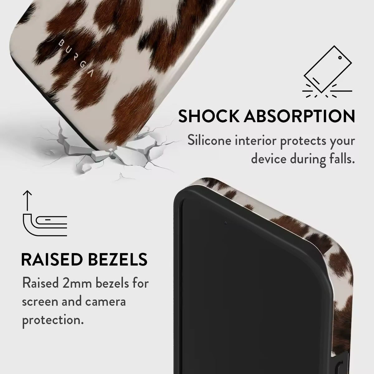 Aesthetic preppy cow print case for iPhone 14 Pro Max