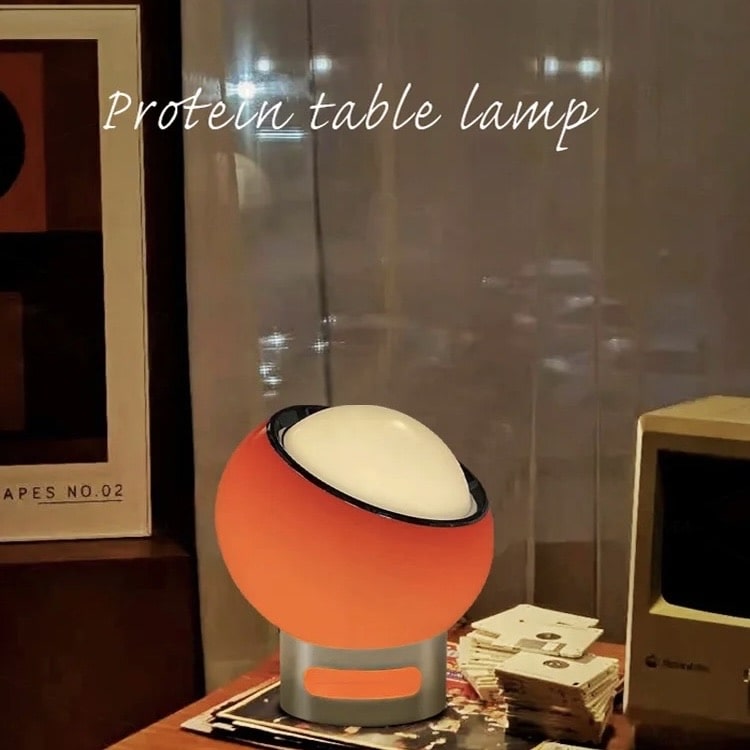 Protein Ball Glass Table Lamp – Creative Design
