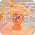 Pink sunset projection lamp for nursery decor