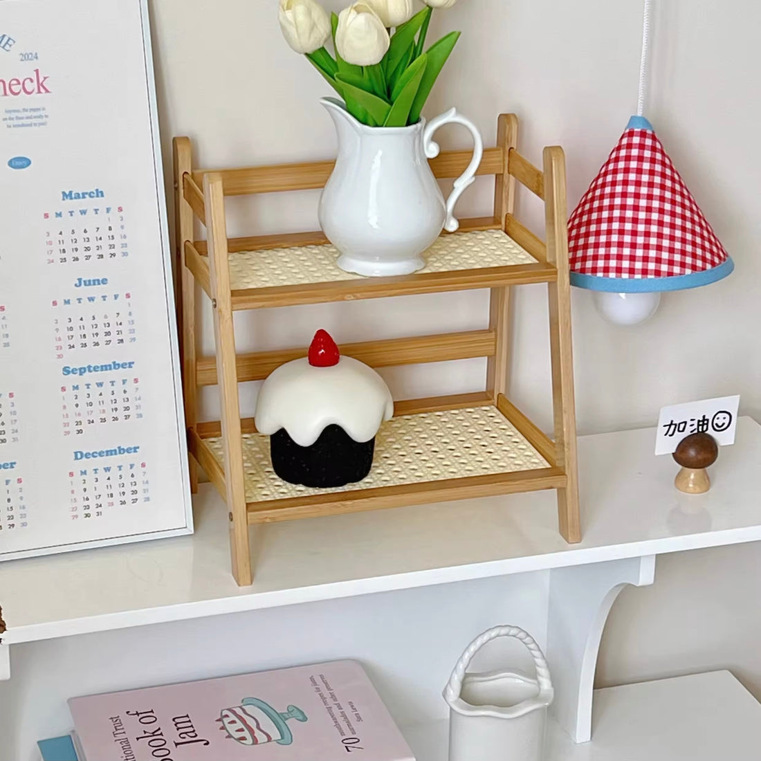 Countertop display rack for spices and decor