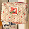 Large capacity Hello Kitty pouch with zipper closure