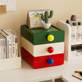 Retro Danish Pastel Storage Box – Ideal for Home and Office Supplies