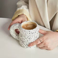 Modern colorful ceramic bubble coffee mug