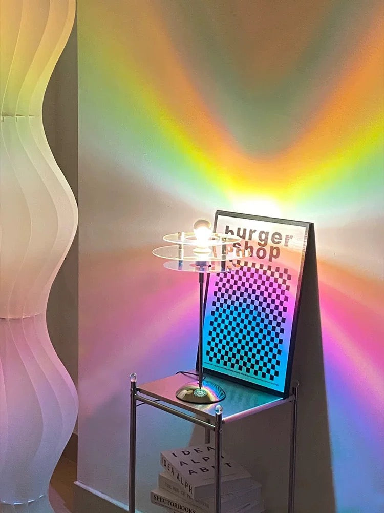 80s retro glass lamp for modern bedrooms and living room decor