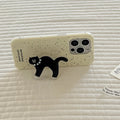 Cute black cat iPhone case for iPhone 11 and 12