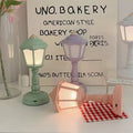 Retro Street Lamp LED Table Lamp for Cozy Bedroom Decor