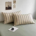 Retro Style Striped Comforter Set for Bedroom Makeover