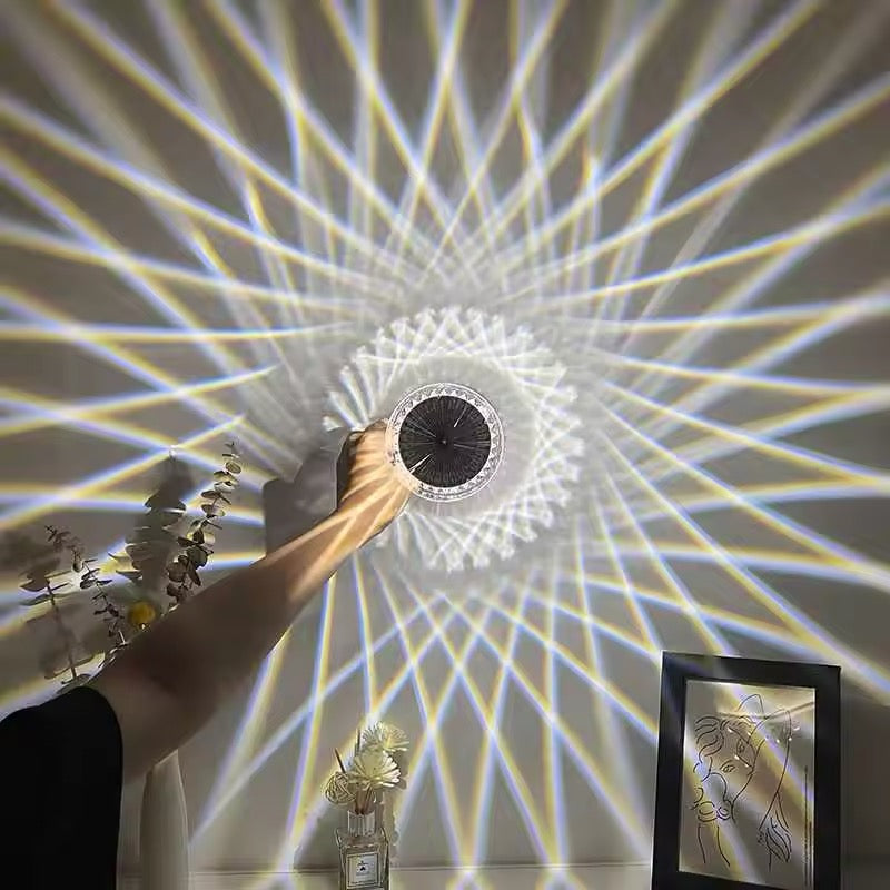 USB crystal lamp with RGB color-changing light