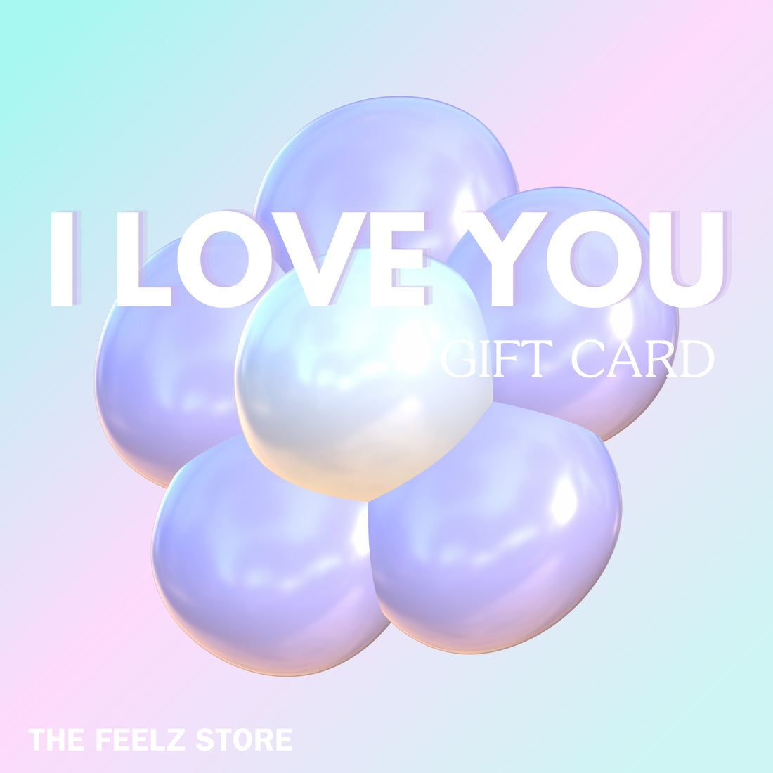 I Love You Gift Card from The Feelz Store for room decor