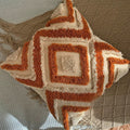 Cozy geometric pillow cover for boho decor in living rooms and bedrooms