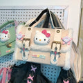 Cute Hello Kitty crossbody bag with plush design