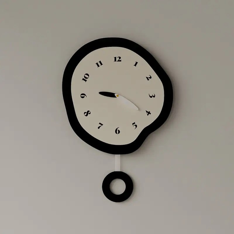 Nordic Minimalist Large Pendulum Clock for Bedroom & Living Room Decor