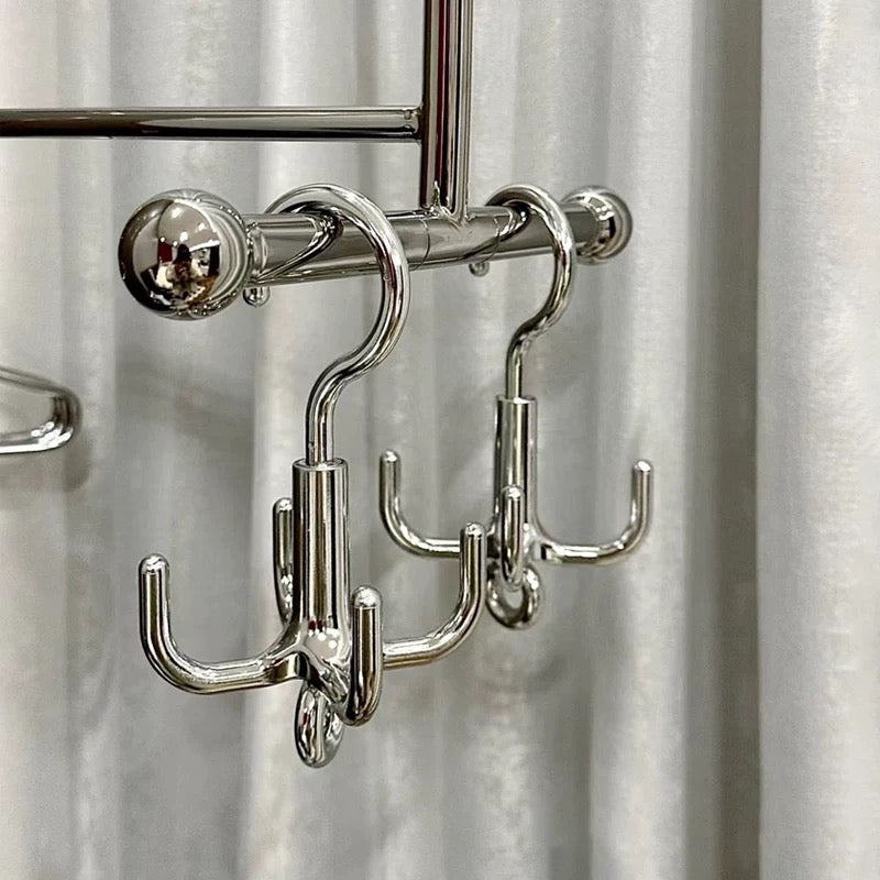 Wall-Mounted Scarf Storage Rack – Rotating Hook