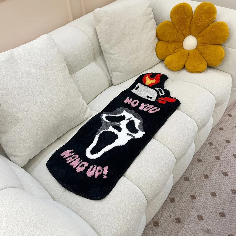 Ghost Tufted Rug - Handmade Halloween Decor with Ghostface – The Feelz