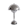 Silver Lamp Bedroom and Nursery Mushroom Lamp – Preppy Decor