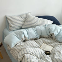 Coastal Blue Reversible Duvet Cover Set