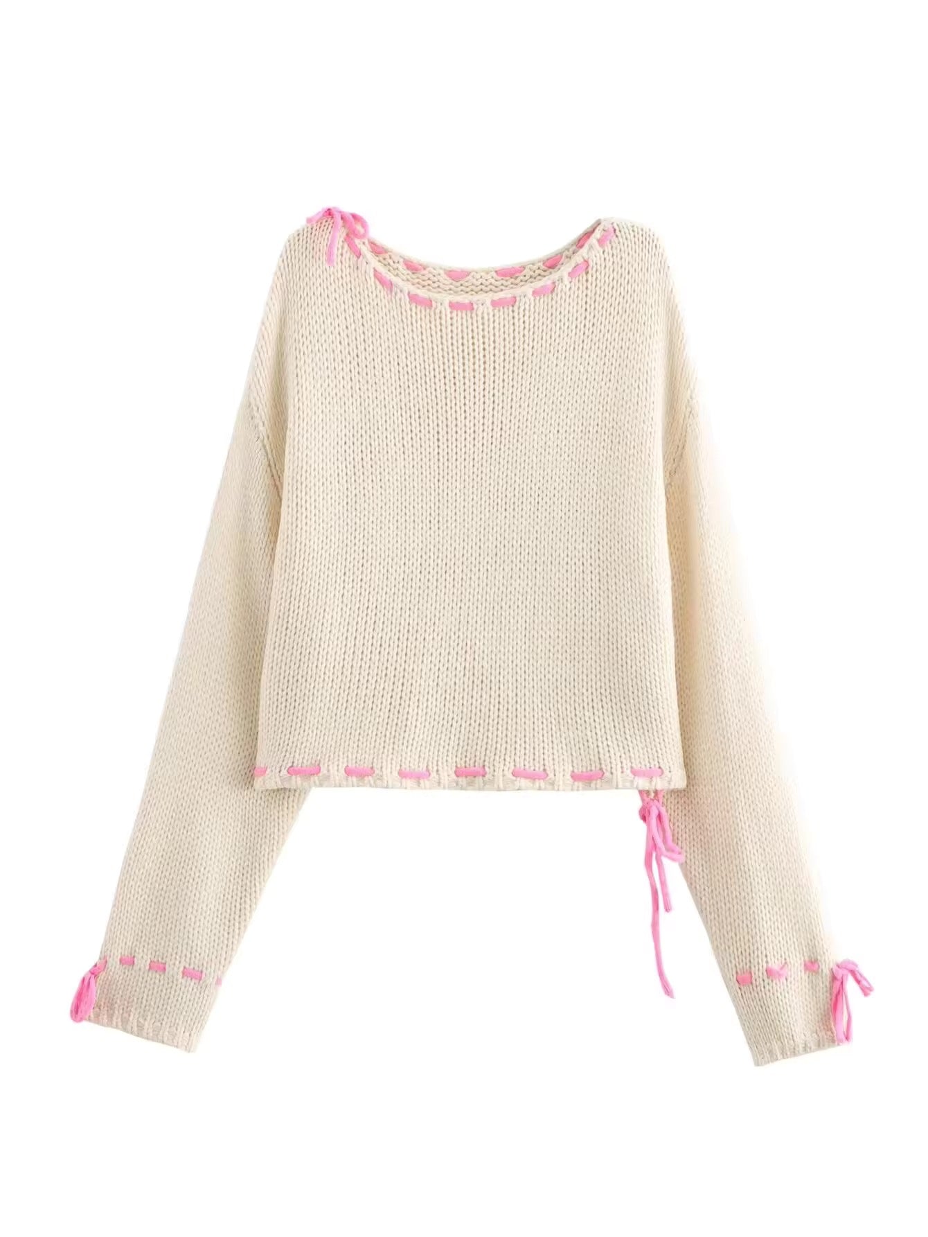 Pink aesthetic sweater sale