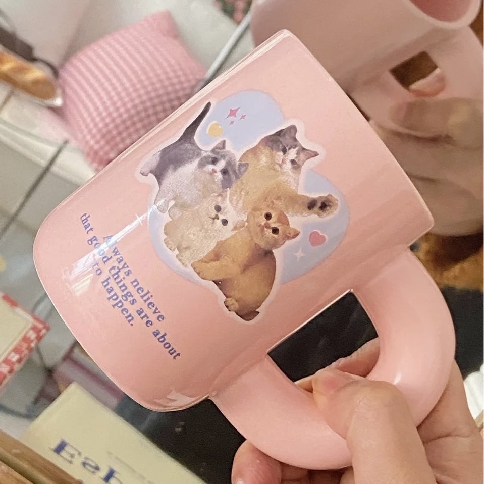 Soft Girl Room Mug – Aesthetic Pink Decor