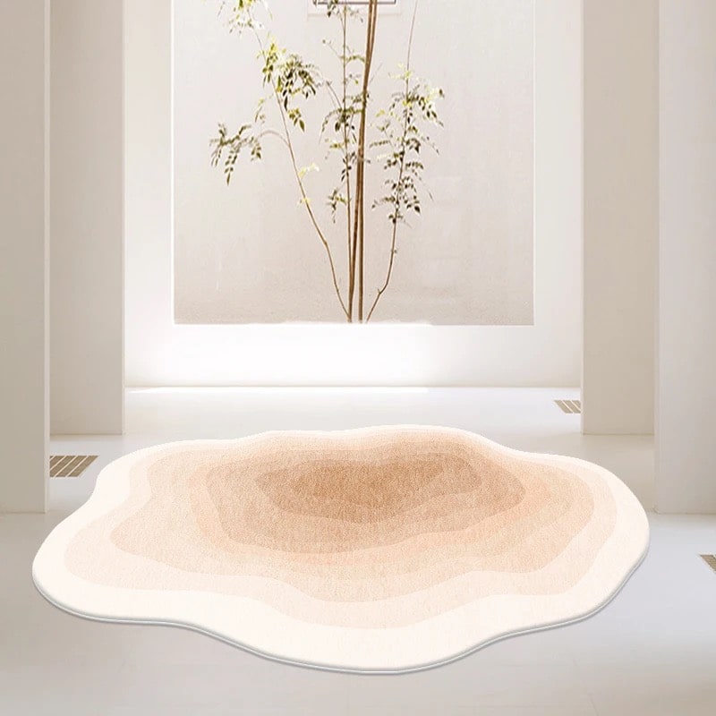 Light Luxury Rug - Soft Cashmere Pink Gradient Carpet – The Feelz