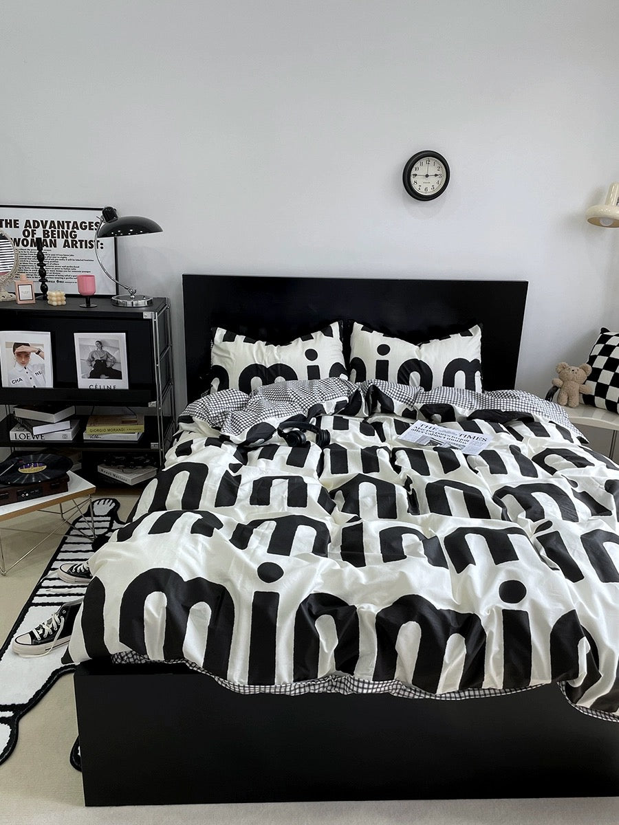 Soft Korean bed linen on white – perfect for a preppy room decor