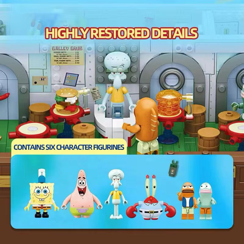 SpongeBob’s iconic Krusty Krab scene, model set for kids and fans