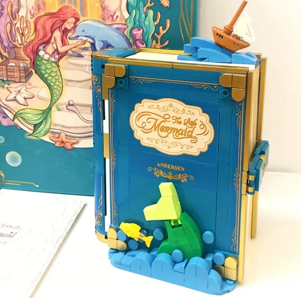 Children's fairytale building toy set