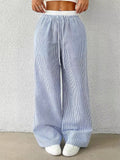 Soft striped pink pajama pants for cozy homewear