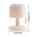 Mushroom-shaped LED sunset lamp for a cozy ambiance