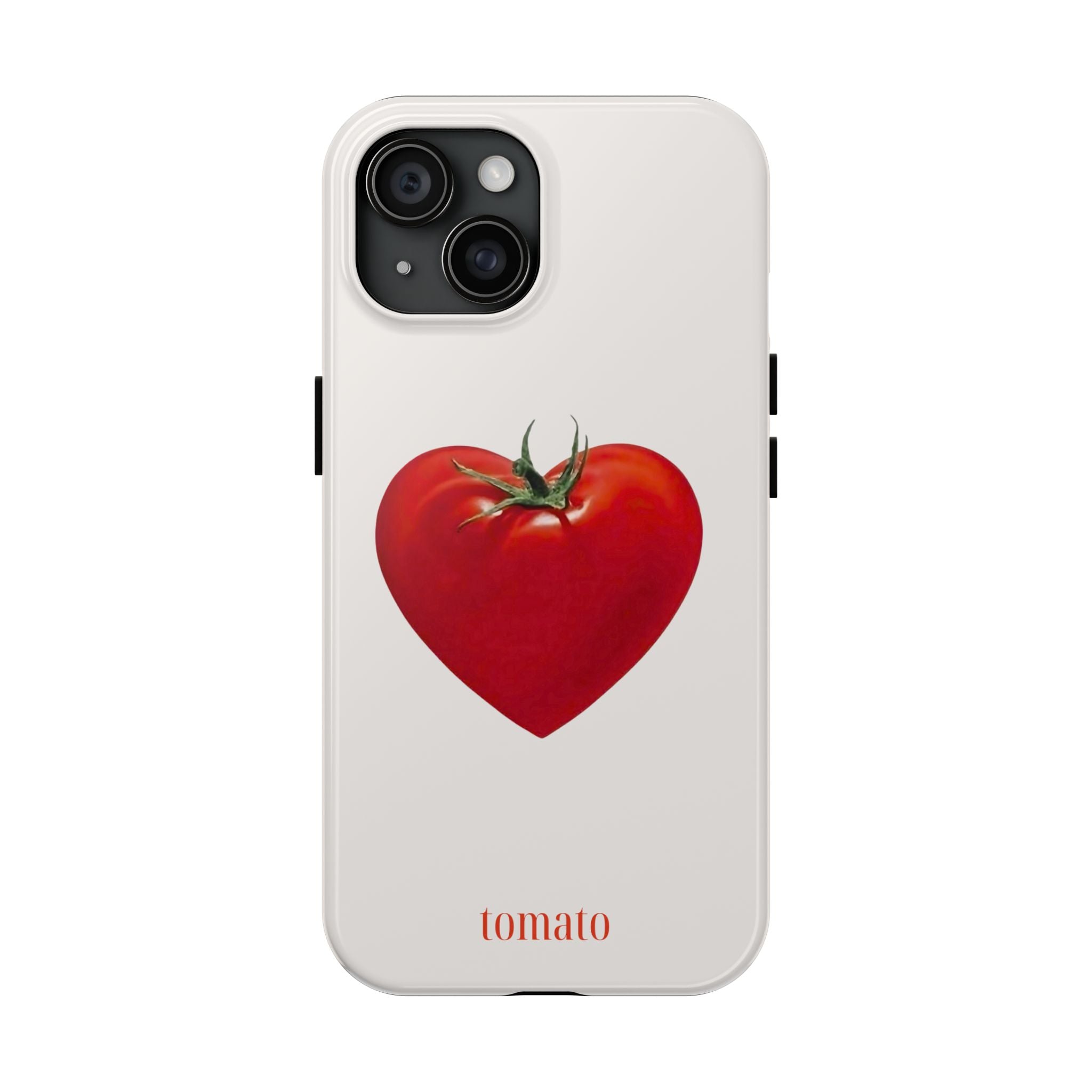 Tomato heart iPhone case for aesthetic girls