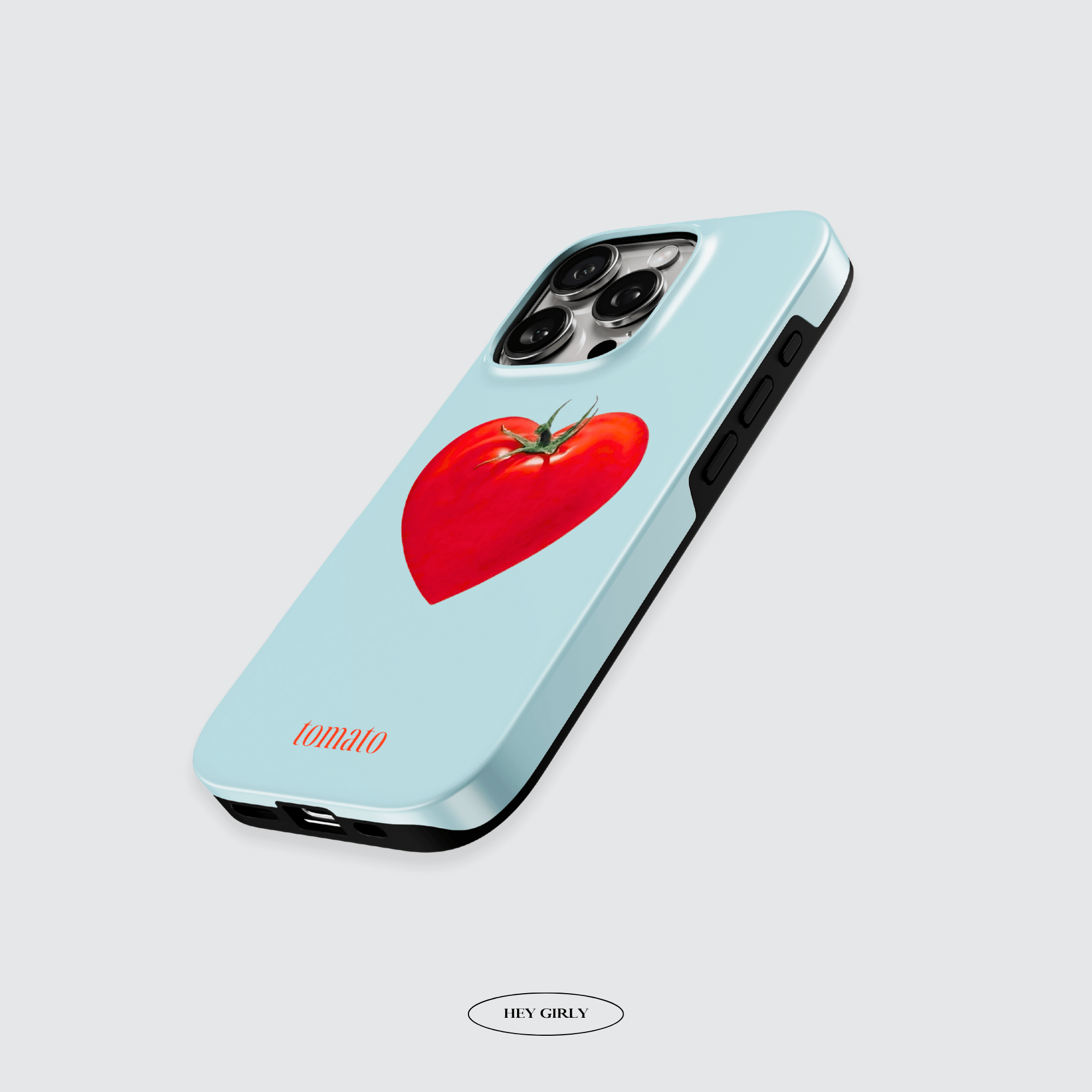 Cute tomato iPhone case — fits soft girl, clean girl, and Pinterest aesthetics