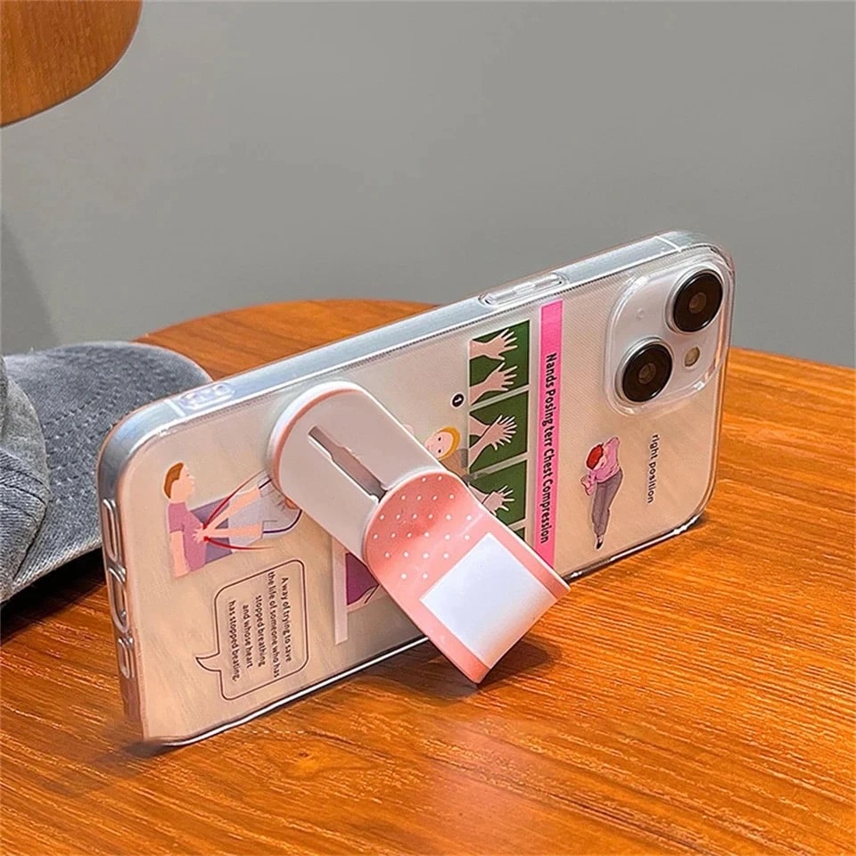 Unique trendy coquette aesthetic medical iPhone case