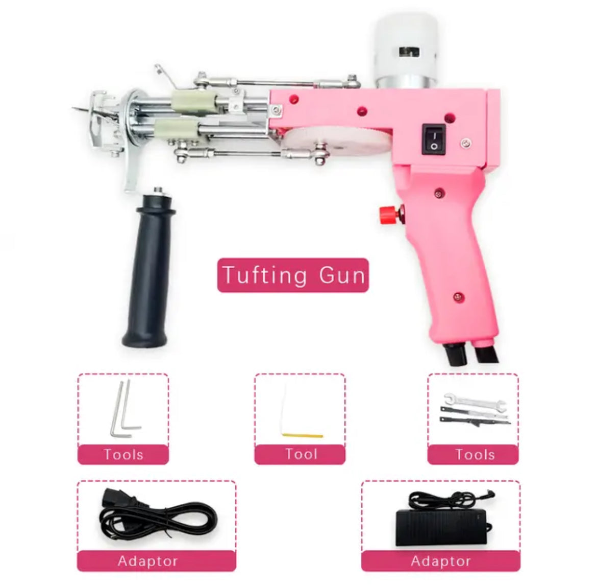 2-in-1 Tufting Gun Starter Kit - Rug Making & Carpet Craft Tools – The ...